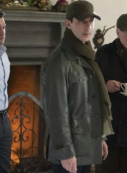 Harpoon DC Rose Dickson Inspired Green Leather Jacket - Succession S04 Style