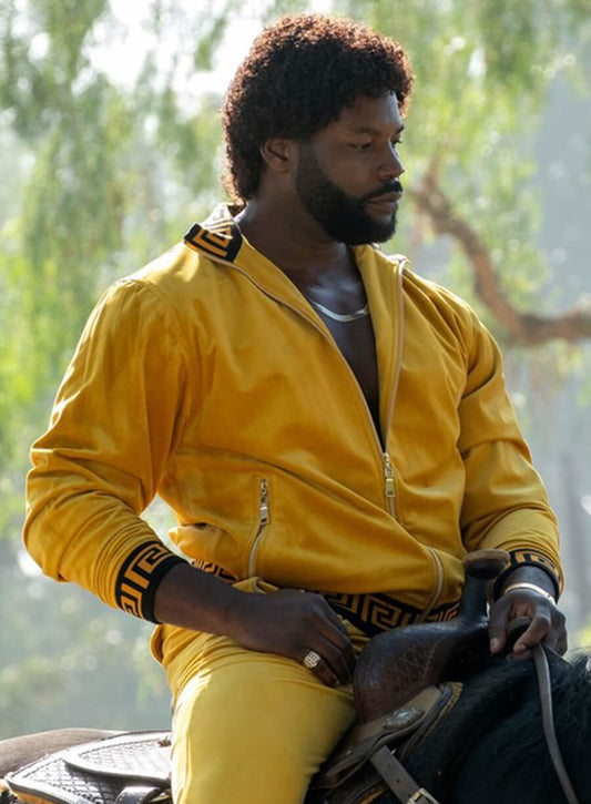 Harpoon Jerome Saint Inspired Yellow Leather Jacket - Snowfall Style