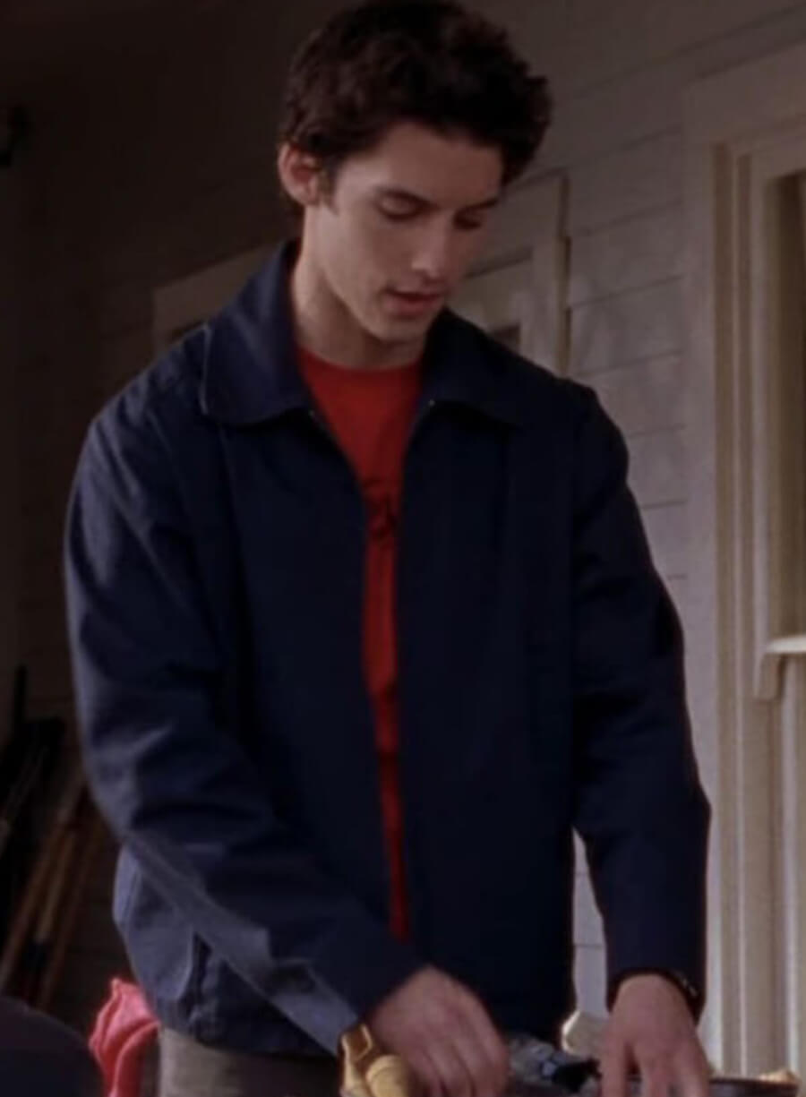 Harpoon Jess Mariano Inspired Blue Cotton Jacket - Gilmore Girls Style