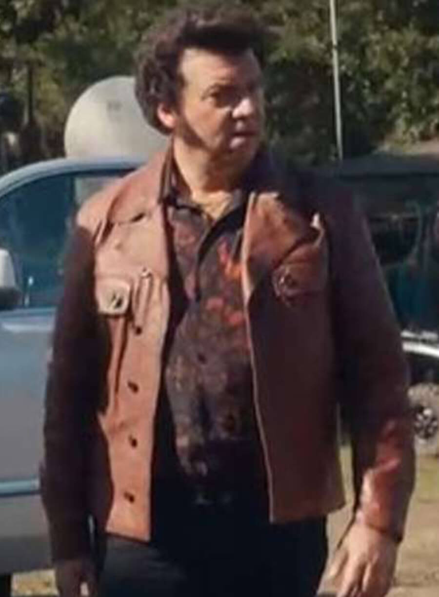 Harpoon Jesse Gemstone Inspired Brown Real Leather Leather Jacket - The Righteous Gemstones Style