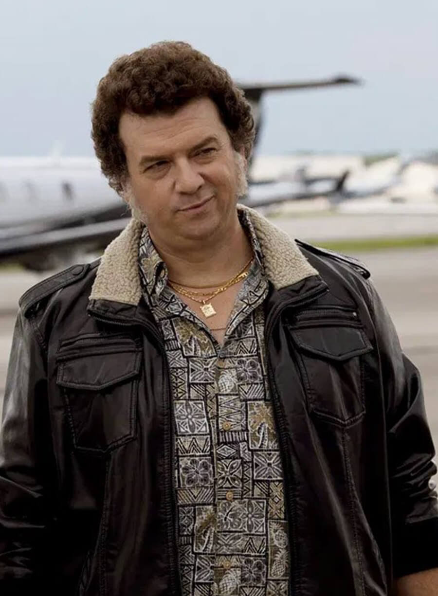Harpoon Jesse Gemstone Inspired Black Real Leather Leather Jacket - The Righteous Gemstones Style
