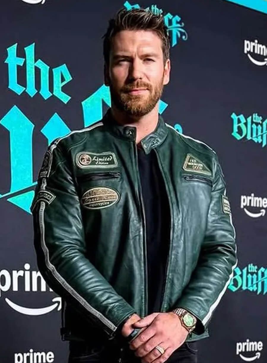 Harpoon Jesse Kove Inspired Green Leather Jacket - The Bluff Style