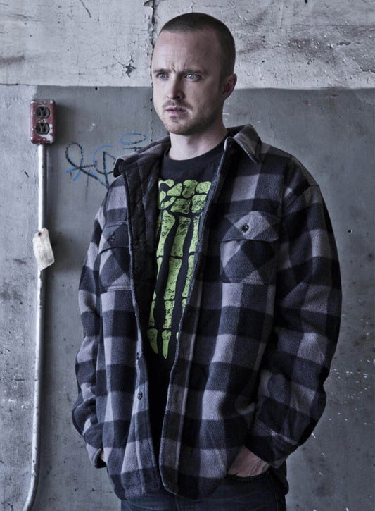 Harpoon Jesse Pinkman Inspired Same as Image Wool Fabric Wool Jacket - Breaking Bad Style