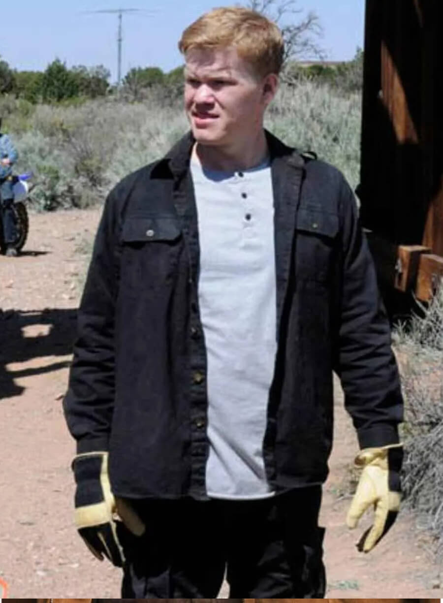 Harpoon Todd Alquist Inspired Black Cotton Fabric Cotton Jacket - Breaking Bad Style