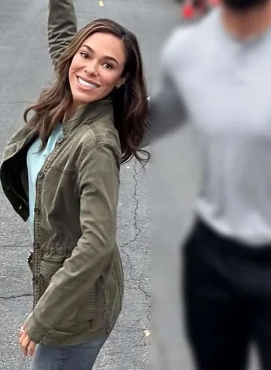 Harpoon Amber Oliveras Inspired Green Cotton Jacket - Countdown 2025 Style