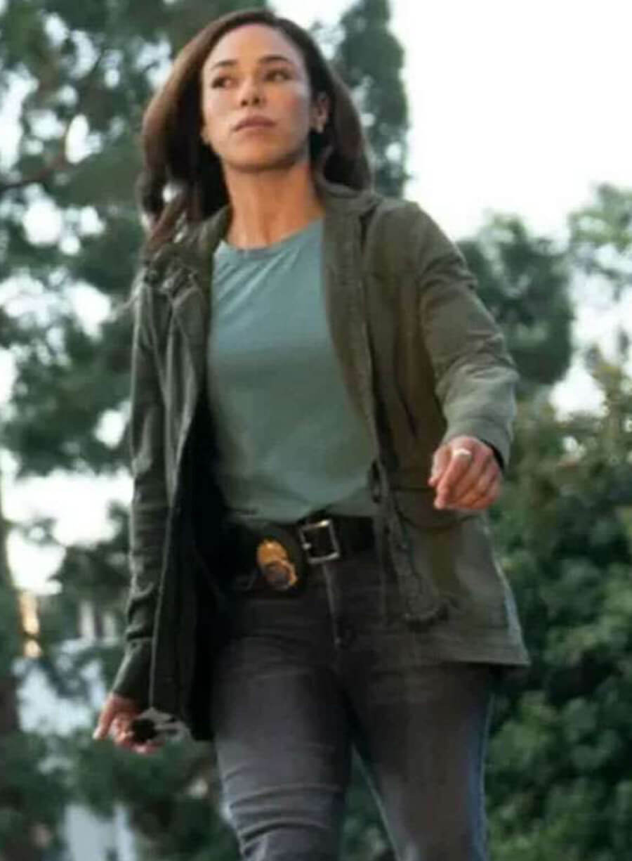 Harpoon Amber Oliveras Inspired Green Cotton Jacket - Countdown 2025 Style