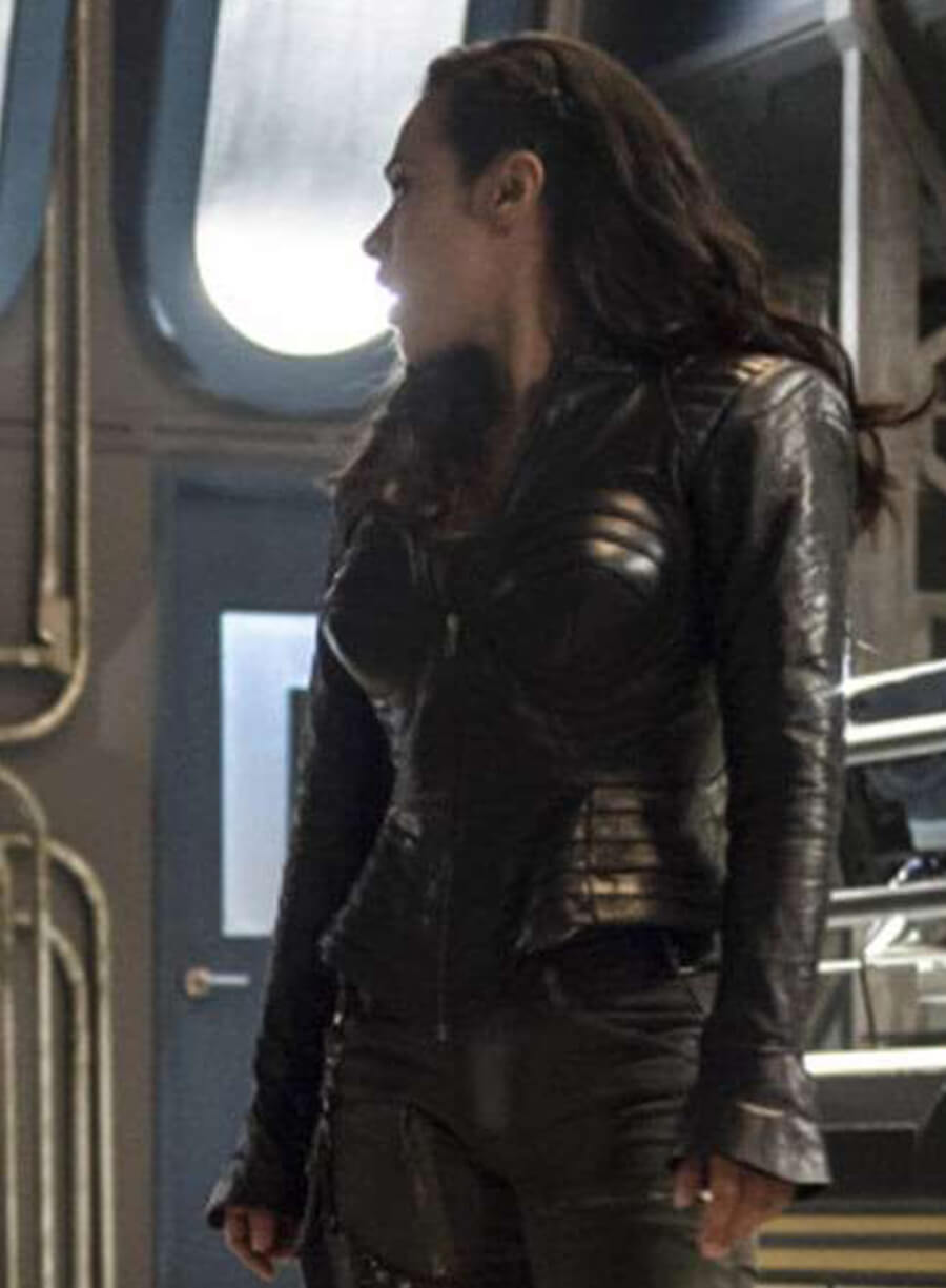 Harpoon Bashir Malik Inspired Black Synthetic Leather Leather Jacket - The Flash Style