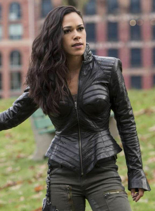 Harpoon Bashir Malik Inspired Black Synthetic Leather Leather Jacket - The Flash Style