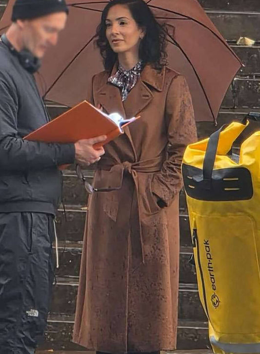 Harpoon Jessica Grundle Inspired Brown Coat - Clayface 2026 Style