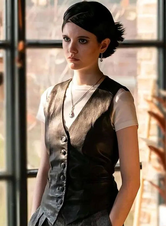 Harpoon Jet Slootmaekers Inspired Black Leather Jacket - Law & Order Order Organized Style