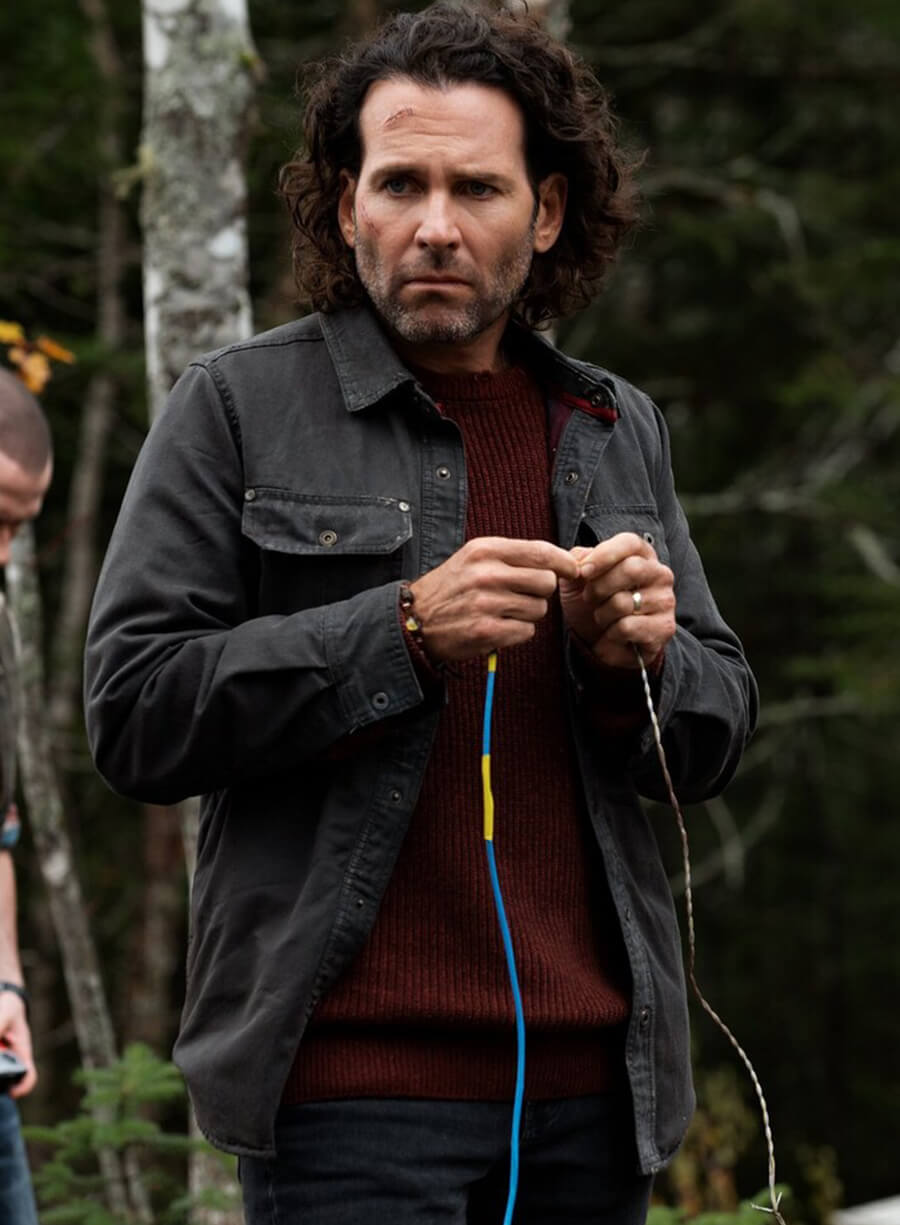Harpoon Jim Matthews Inspired Black Cotton Fabric Cotton Jacket - From S02 Style