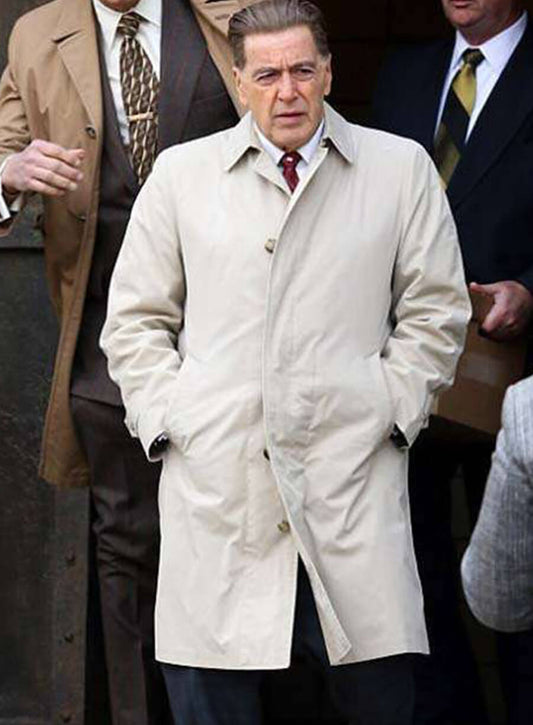 Harpoon Jimmy Hoffa Inspired White Coat - The Irishman Style
