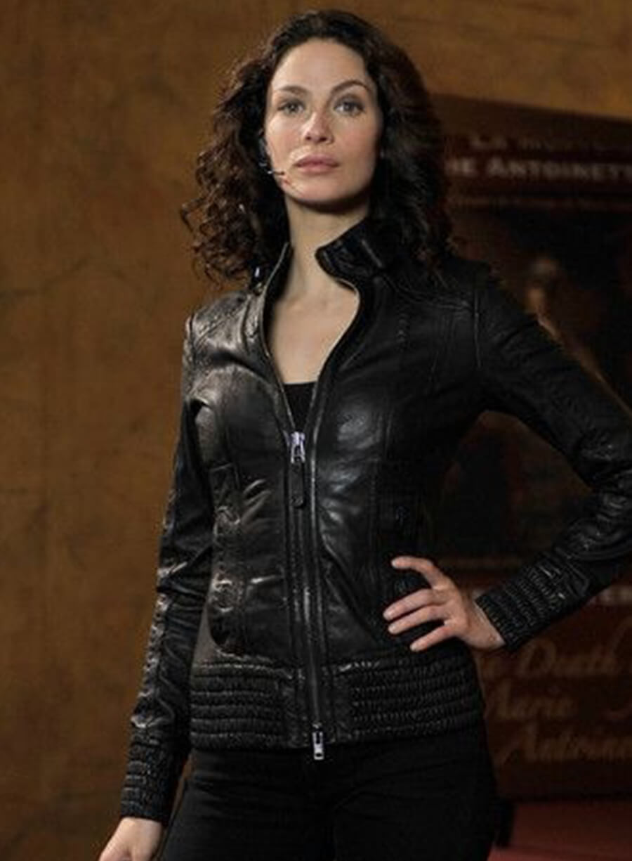 Harpoon Myka Bering Inspired Black Leather Jacket - Warehouse 13 Style