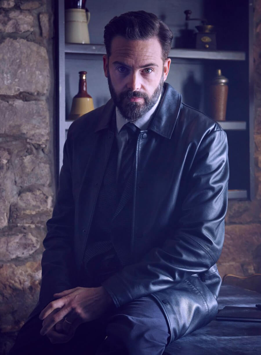 Harpoon Joe Ashworth Inspired Black Coat - Vera Style