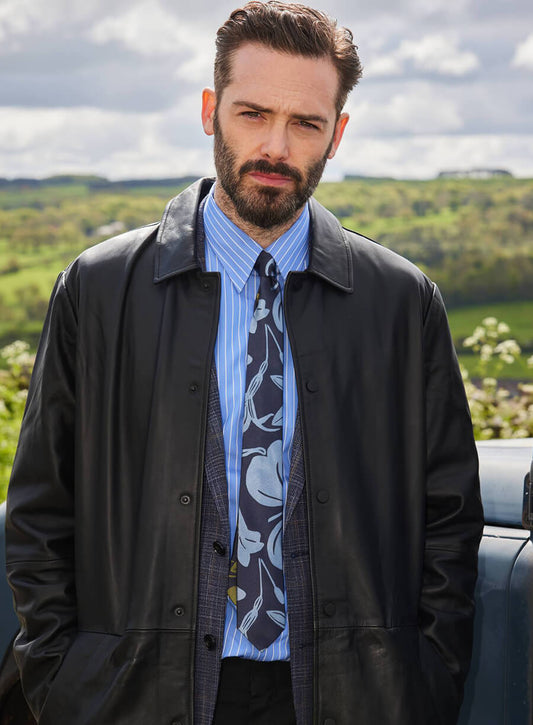 Harpoon Joe Ashworth Inspired Black Coat - Vera Style