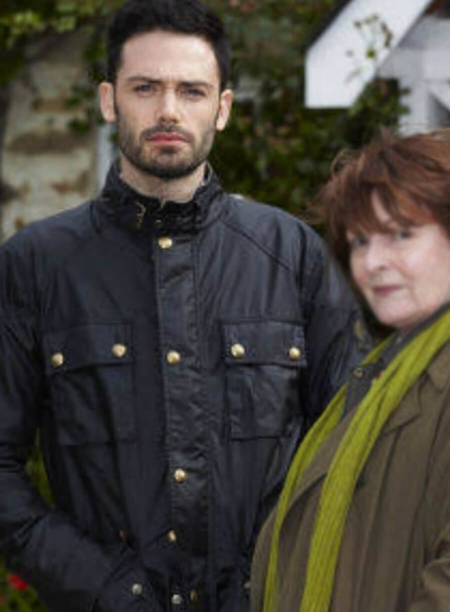Harpoon Joe Ashworth Inspired Black Leather Jacket - Vera Style