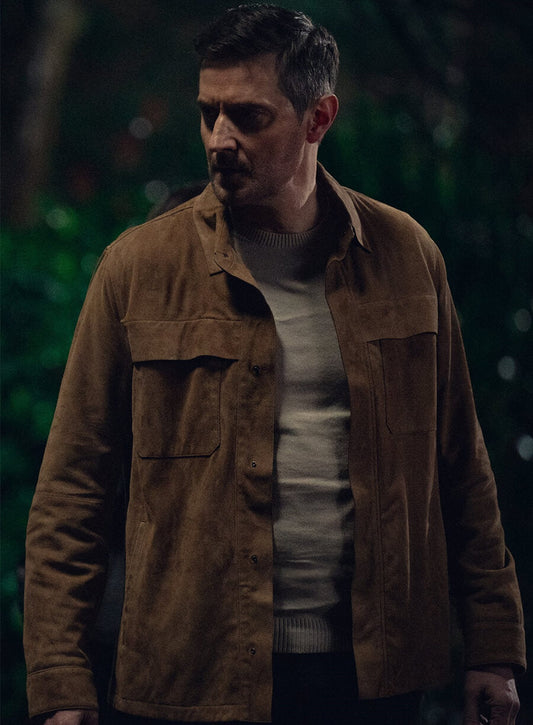 Harpoon Joe Burkett Inspired Brown Leather Jacket - Fool Me Once 2024 Style