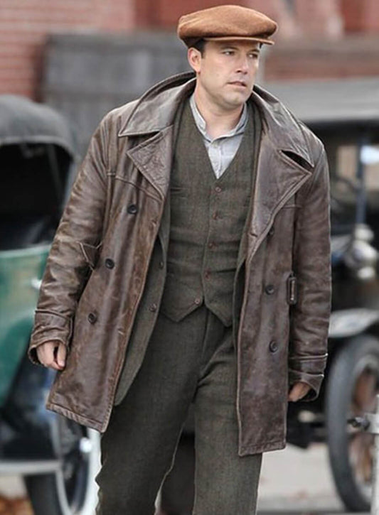 Harpoon Joe Coughlin Inspired Brown Coat - Live By Night Style