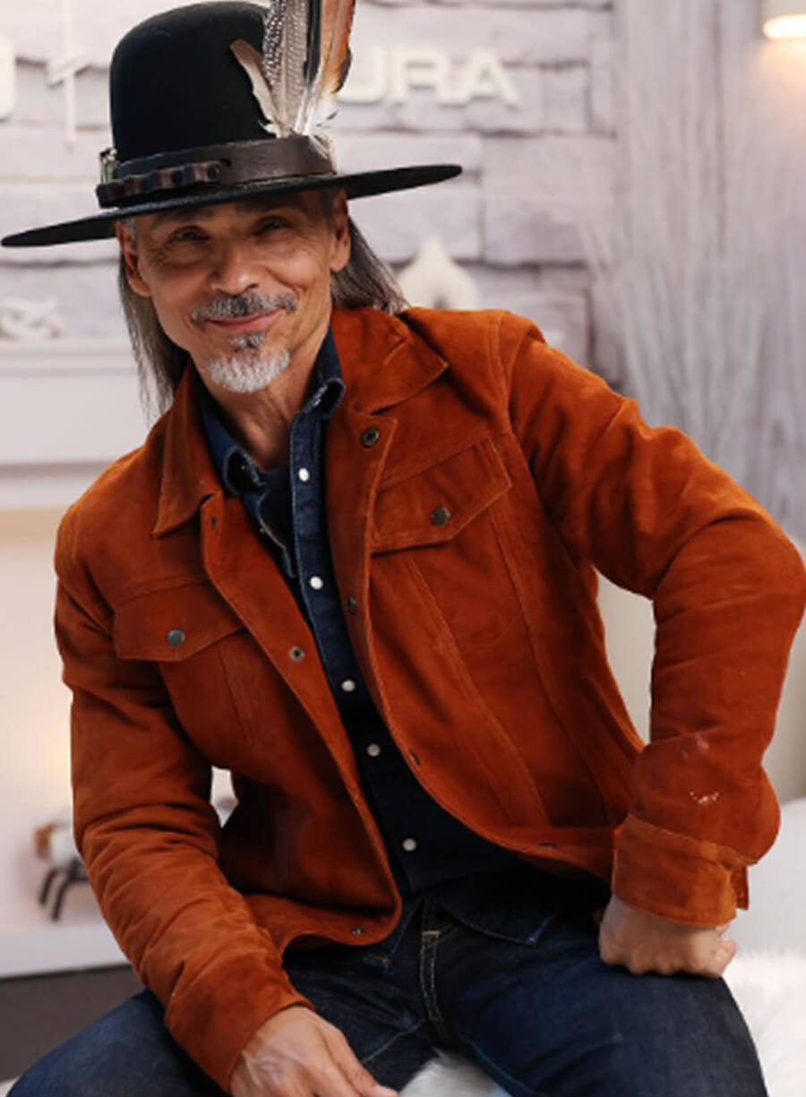 Harpoon Joe Leopharn Inspired Brown Leather Jacket - Dark Winds Style