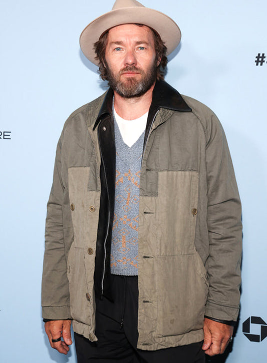 Harpoon Joel Edgerton Inspired Green Cotton Fabric Cotton Jacket - Train Dreams Style