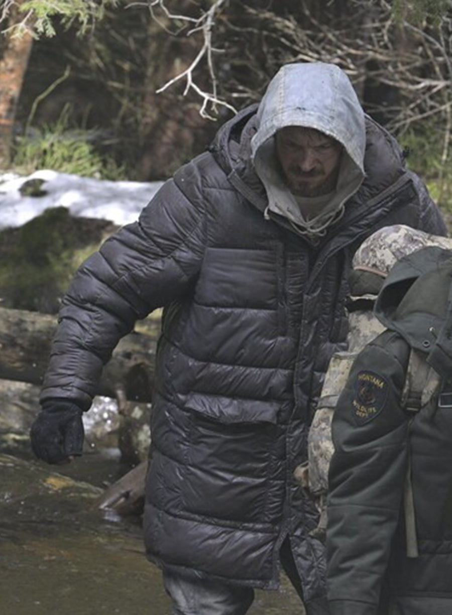 Harpoon Harlan Inspired Grey Parachute Fabric Hooded Jacket - Icefall 2025 Style