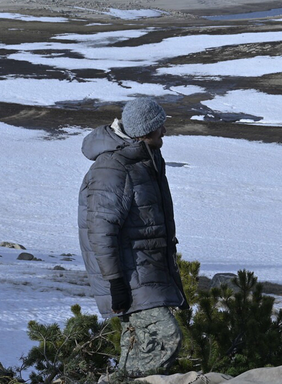 Harpoon Harlan Inspired Grey Parachute Fabric Hooded Jacket - Icefall 2025 Style