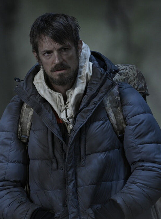 Harpoon Harlan Inspired Grey Parachute Fabric Hooded Jacket - Icefall 2025 Style