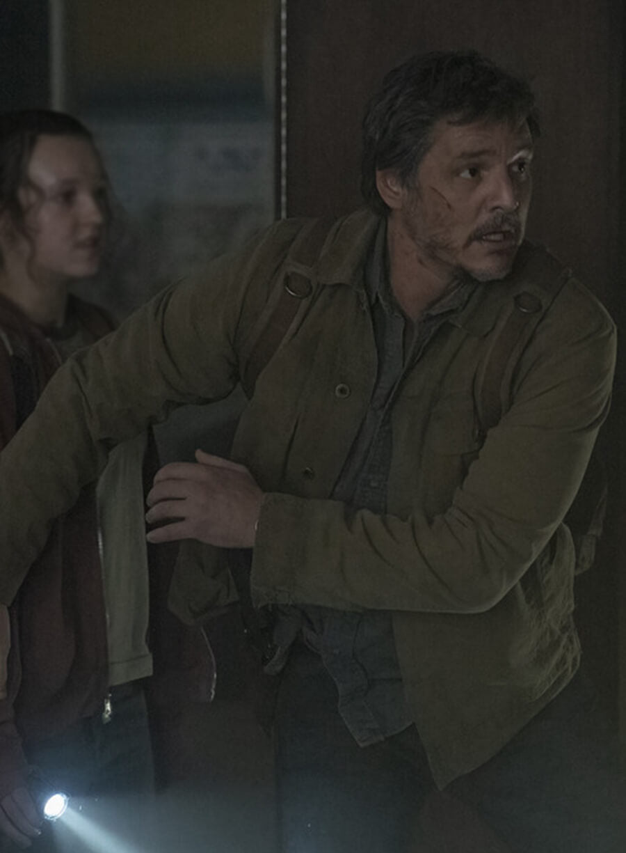 Harpoon Joel Miller Inspired Brown Cotton Fabric Cotton Jacket - The Last of Us Style