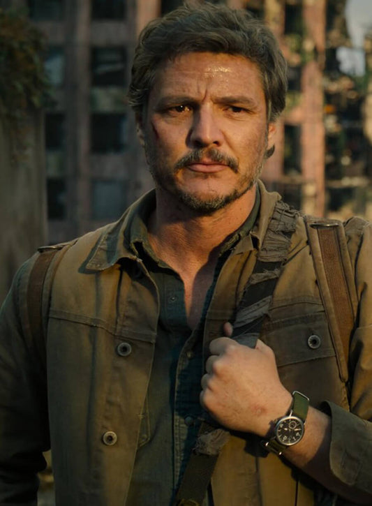Harpoon Joel Miller Inspired Brown Cotton Fabric Cotton Jacket - The Last of Us Style