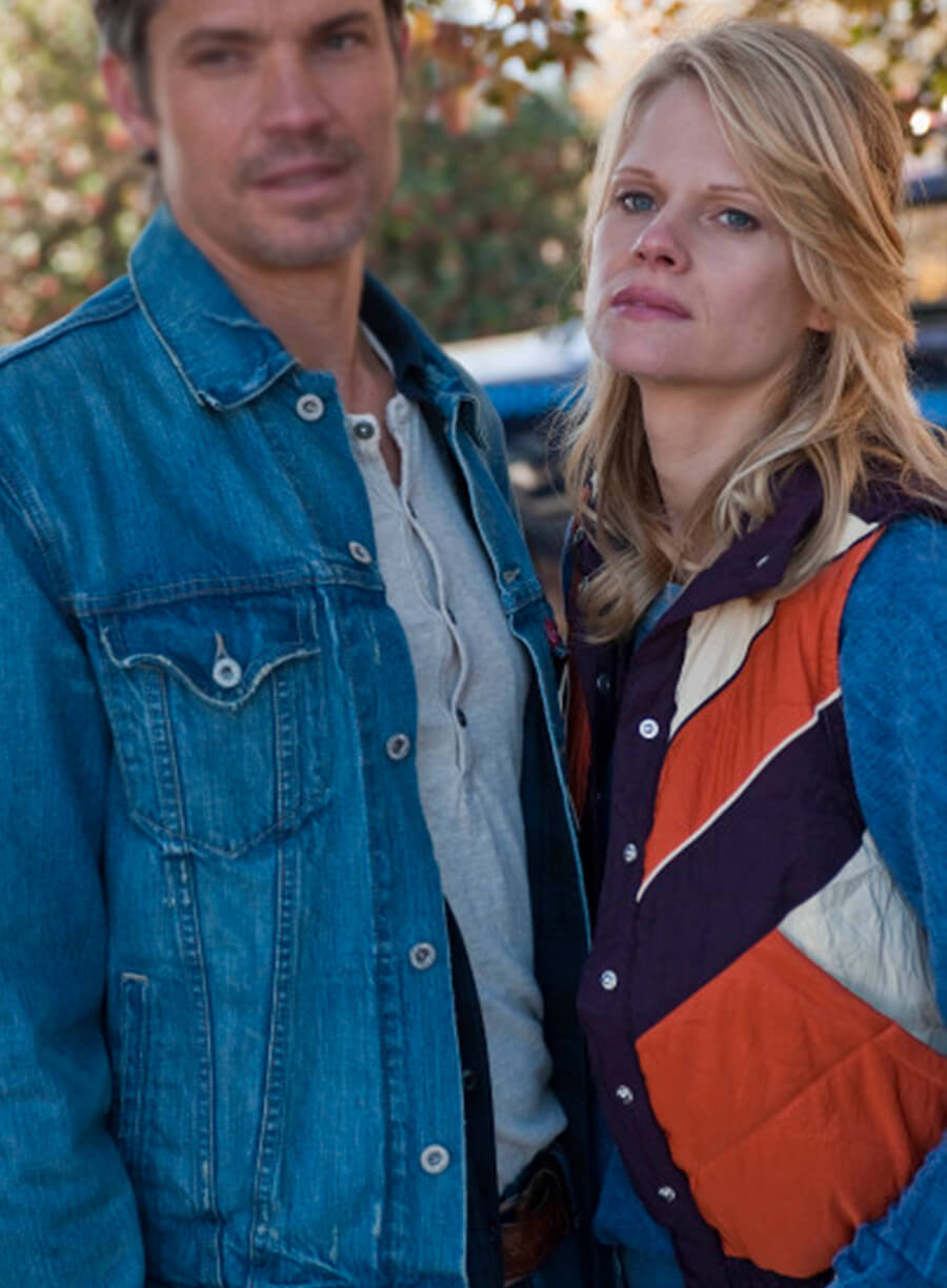 Harpoon Ava Crowder Inspired Multicolor Parachute Fabric Leather Jacket - Justified Style