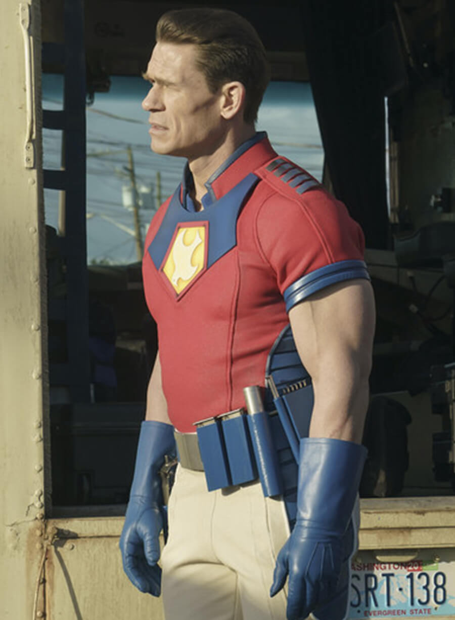 Harpoon Peacemaker Inspired Red Costume Jacket