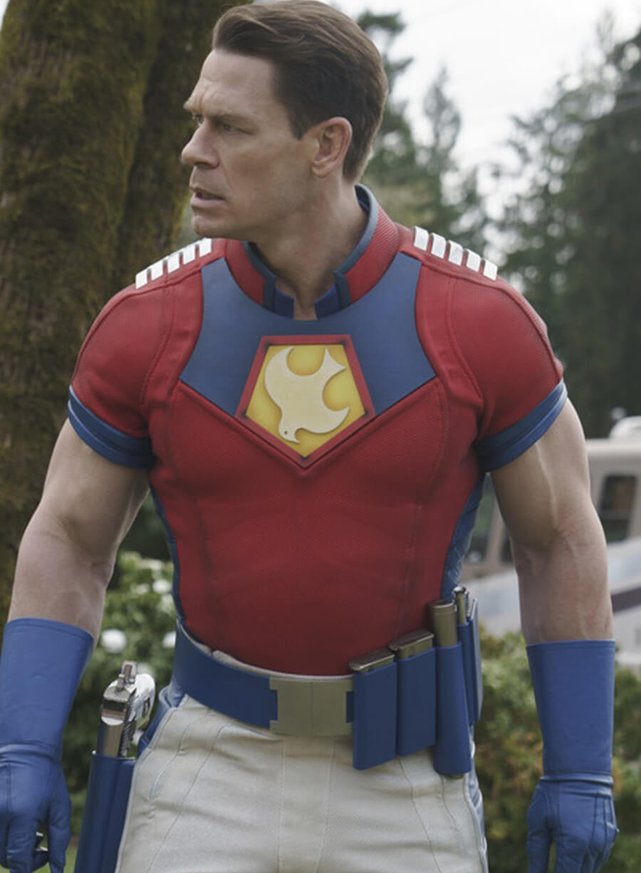 Harpoon Peacemaker Inspired Red Costume Jacket