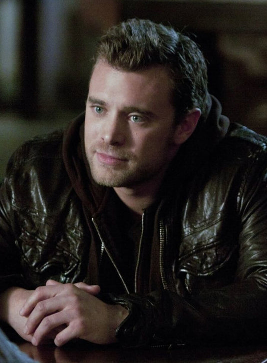 Harpoon John Delario Inspired Black Real Leather Leather Jacket - Ringer Tv Series Style