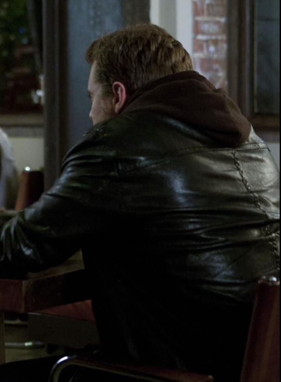 Harpoon John Delario Inspired Black Real Leather Leather Jacket - Ringer Tv Series Style