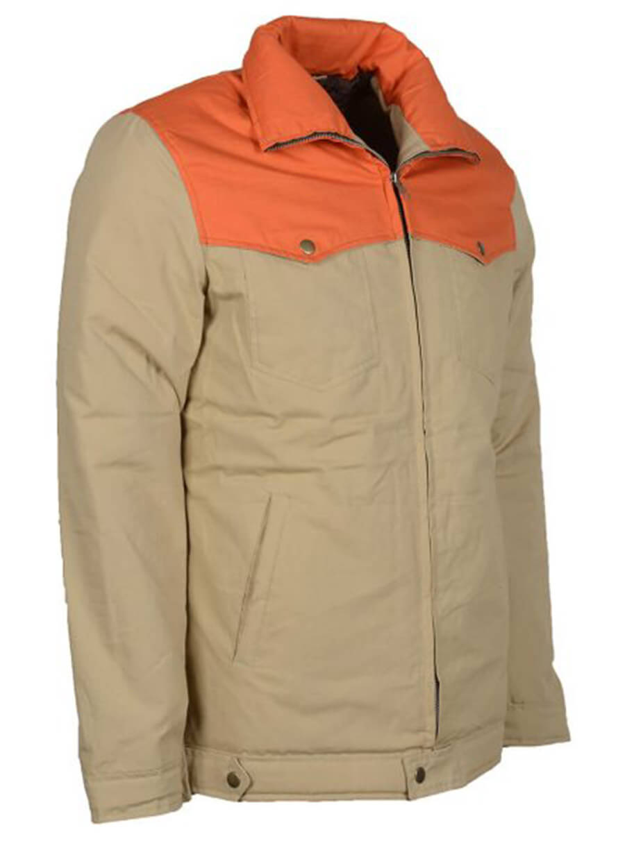 John Dutton Yellowstone Beige Cotton Jacket