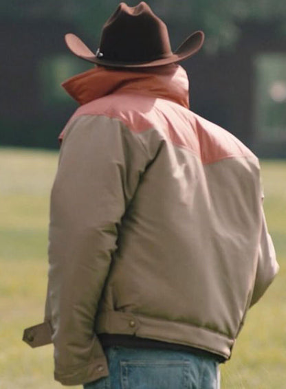 John Dutton Yellowstone Beige Cotton Jacket