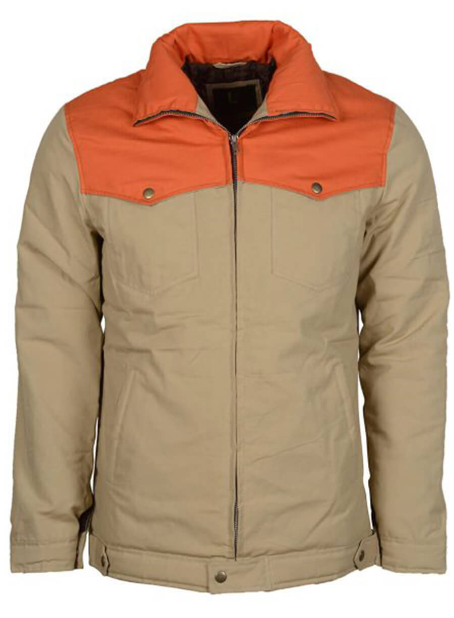 John Dutton Yellowstone Beige Cotton Jacket