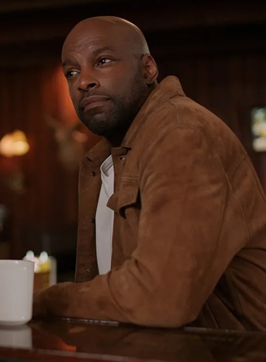Harpoon John Middleton Inspired Brown Leather Jacket - Virgin River S05 Style