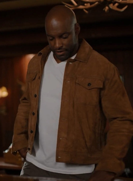 Harpoon John Middleton Inspired Brown Leather Jacket - Virgin River S05 Style