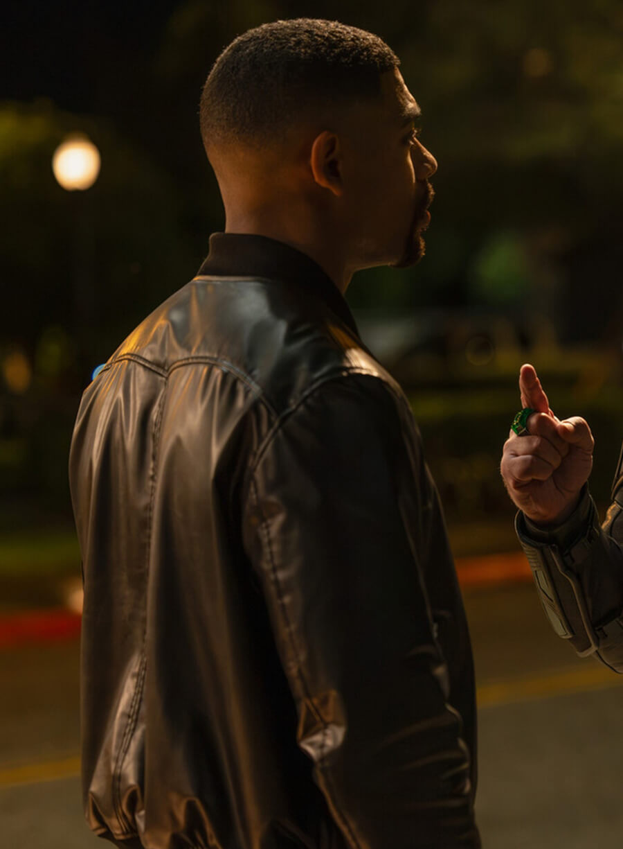 John Stewart Lanterns S01 Black Bomber Jacket