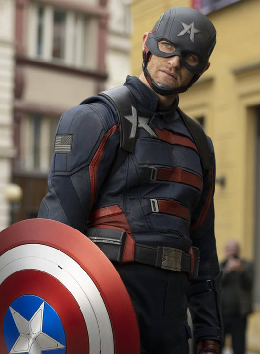 Harpoon John Walker Inspired Blue & Red Costume Jacket - The Falcon and the Winter Soldier Style