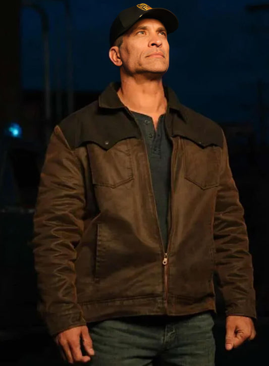 Harpoon Justin Wise Inspired Brown Leather Jacket - Blue Ridge Style