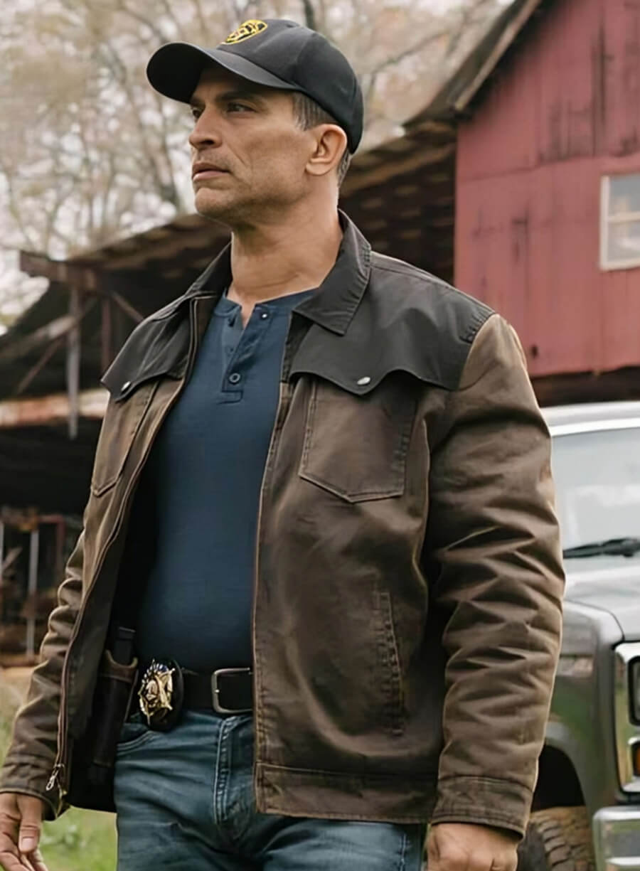 Harpoon Justin Wise Inspired Brown Leather Jacket - Blue Ridge Style