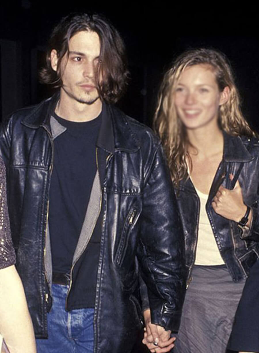 Harpoon Johnny Depp Inspired Black Real Leather Leather Jacket