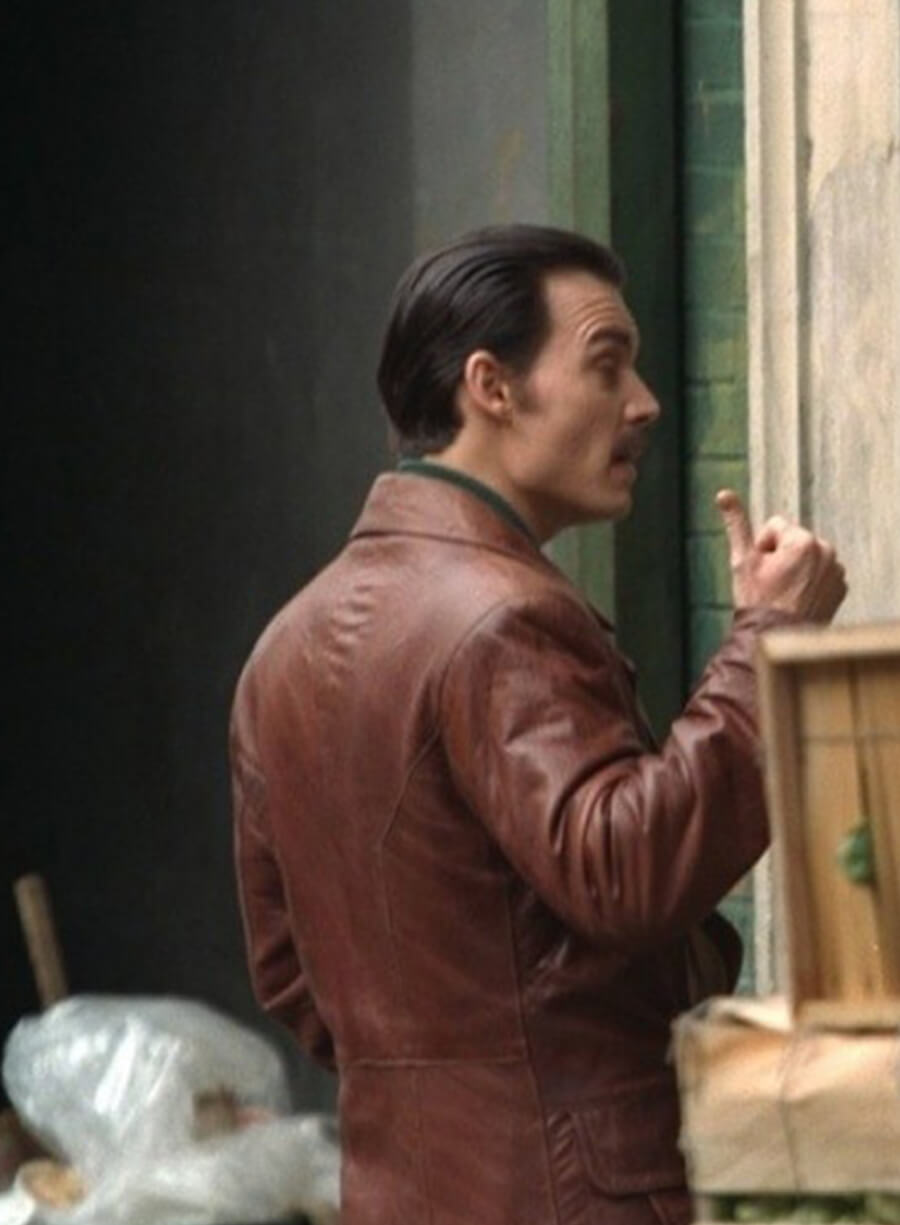 Harpoon Donnie Inspired Brown Real Leather Leather Jacket - Donnie Brasco Style
