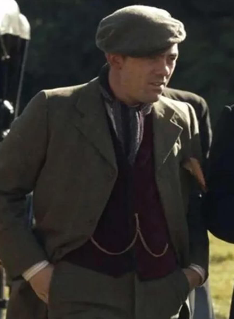 Harpoon Johnny Dogs Inspired Grey Wool Jacket - Peaky Blinders Style
