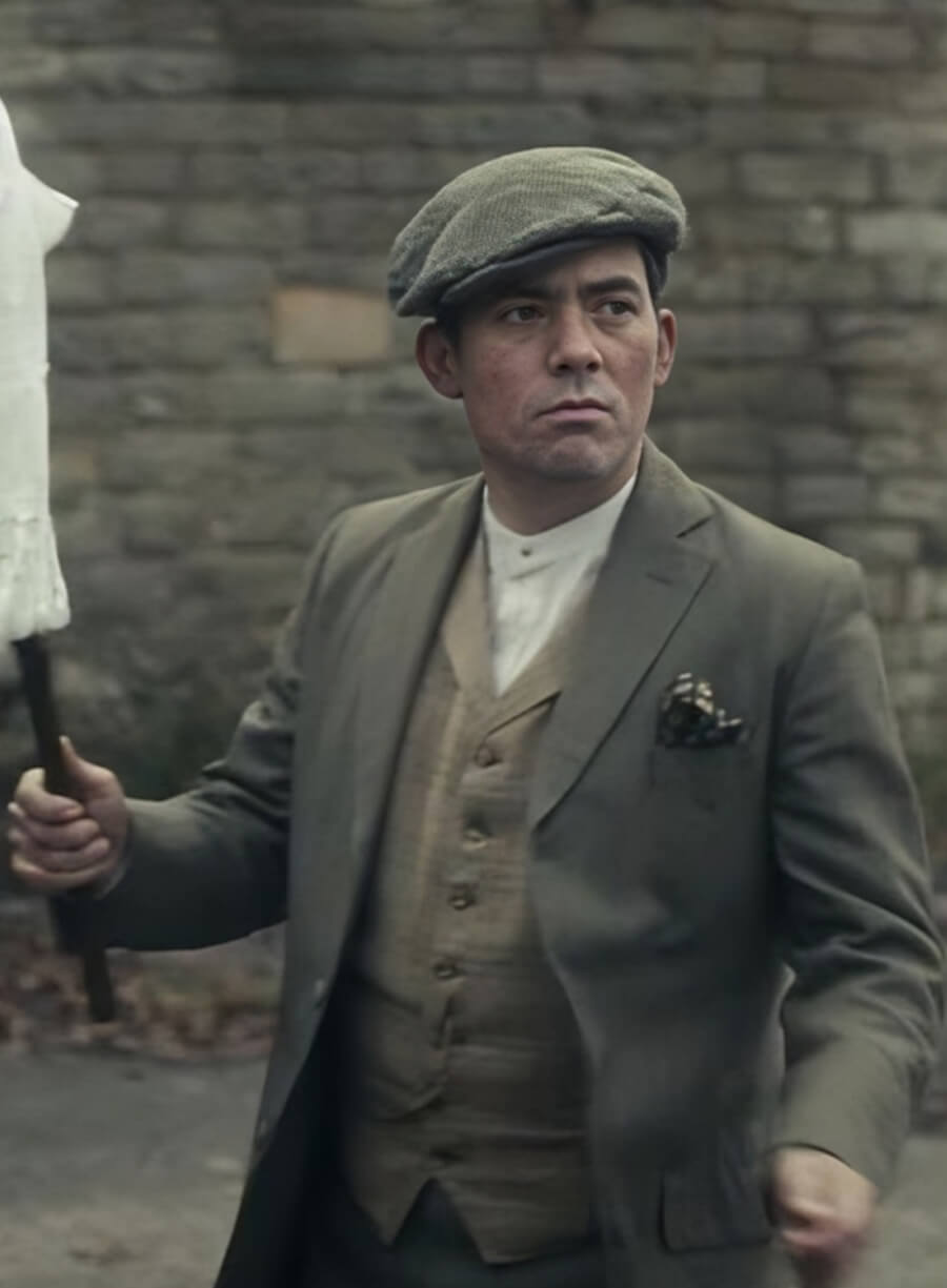 Harpoon Johnny Dogs Inspired Grey Wool Jacket - Peaky Blinders Style