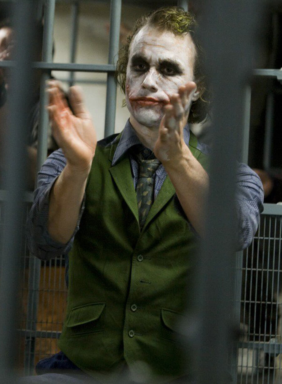 Harpoon Joker Inspired Green Cotton Fabric Cotton Jacket - The Dark Knight Style