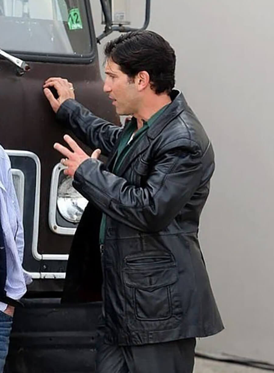 Harpoon Johnny Boy Soprano Inspired Black Real Leather Coat - The Many Saints of Newark Style