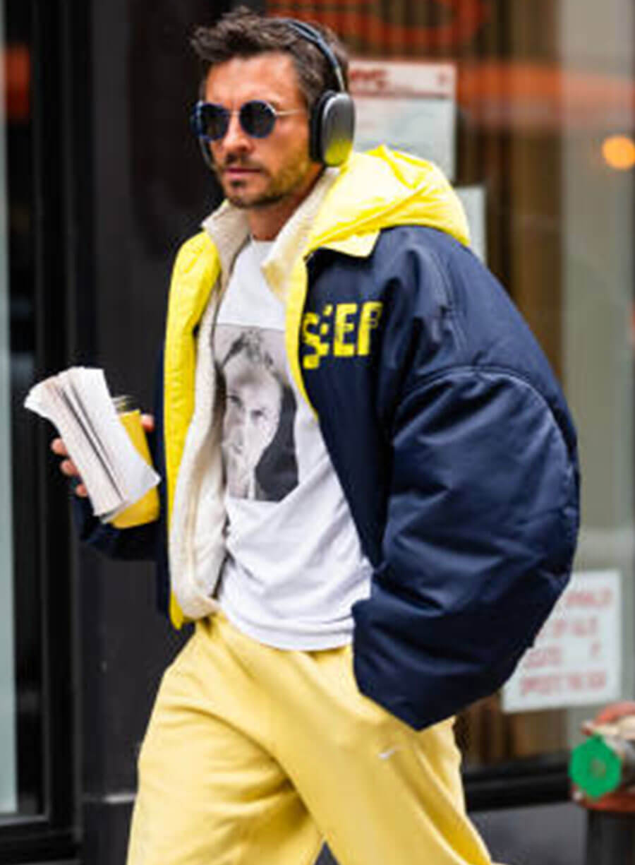 Harpoon Jonathan Bailey Inspired Blue Hooded Jacket